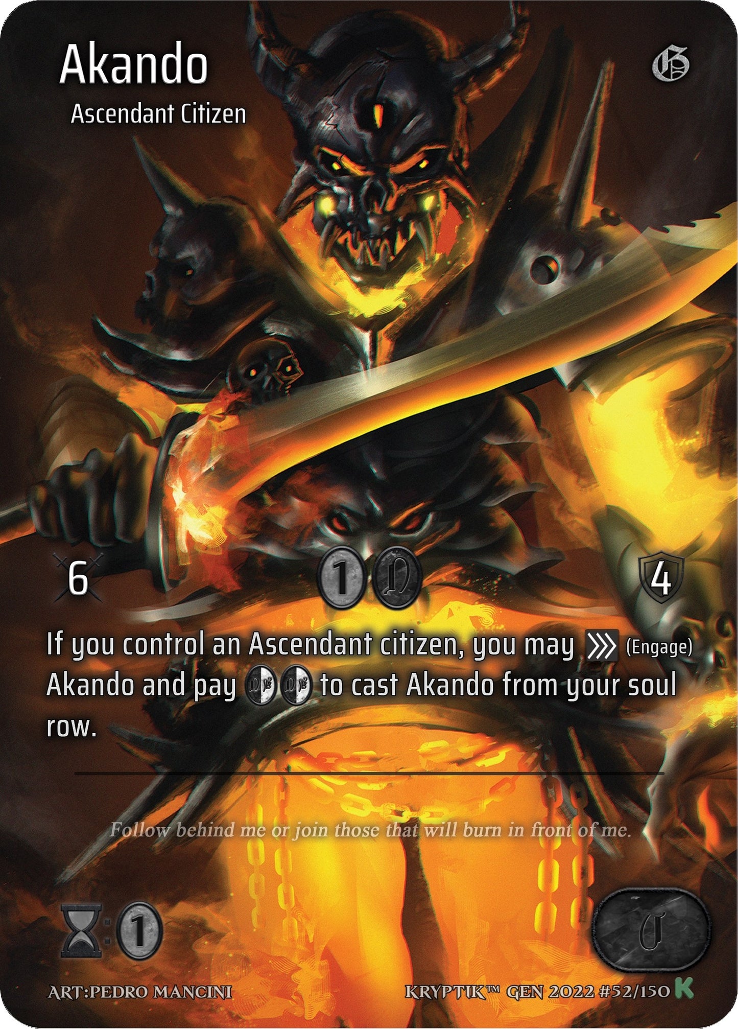 Akando (Full Art) (52) [KPT] - Kryptik TCG Single