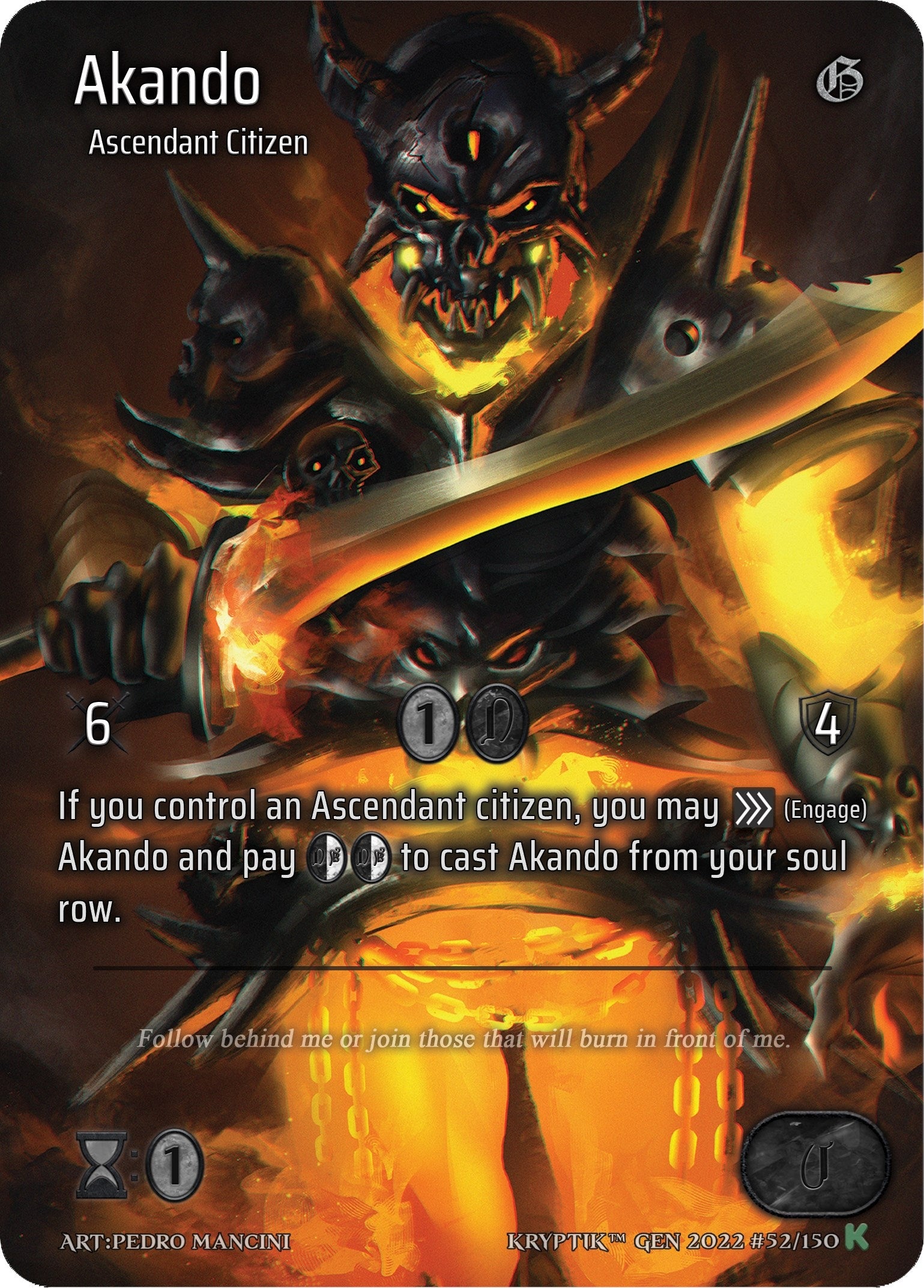 Akando (Full Art) (52) [KPT] - Kryptik TCG Single