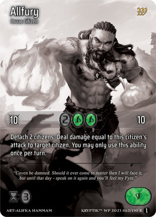Allfury (Cosmo Foil) (62) [KPTGC] - Kryptik TCG Single