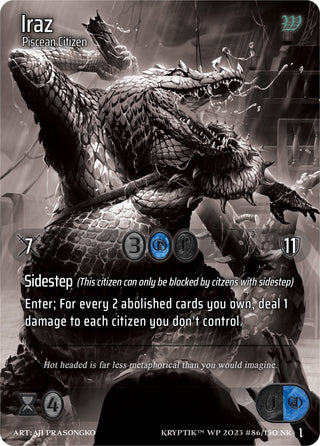 Iraz (Cosmo Foil) (86) [KPTGC] - Kryptik TCG Single