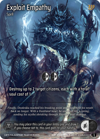 Exploit Empathy (Cosmo Foil) (118) - Kryptik TCG Single