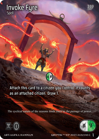 Invoke Fyre (Cosmo Foil) (121) - Kryptik TCG Single