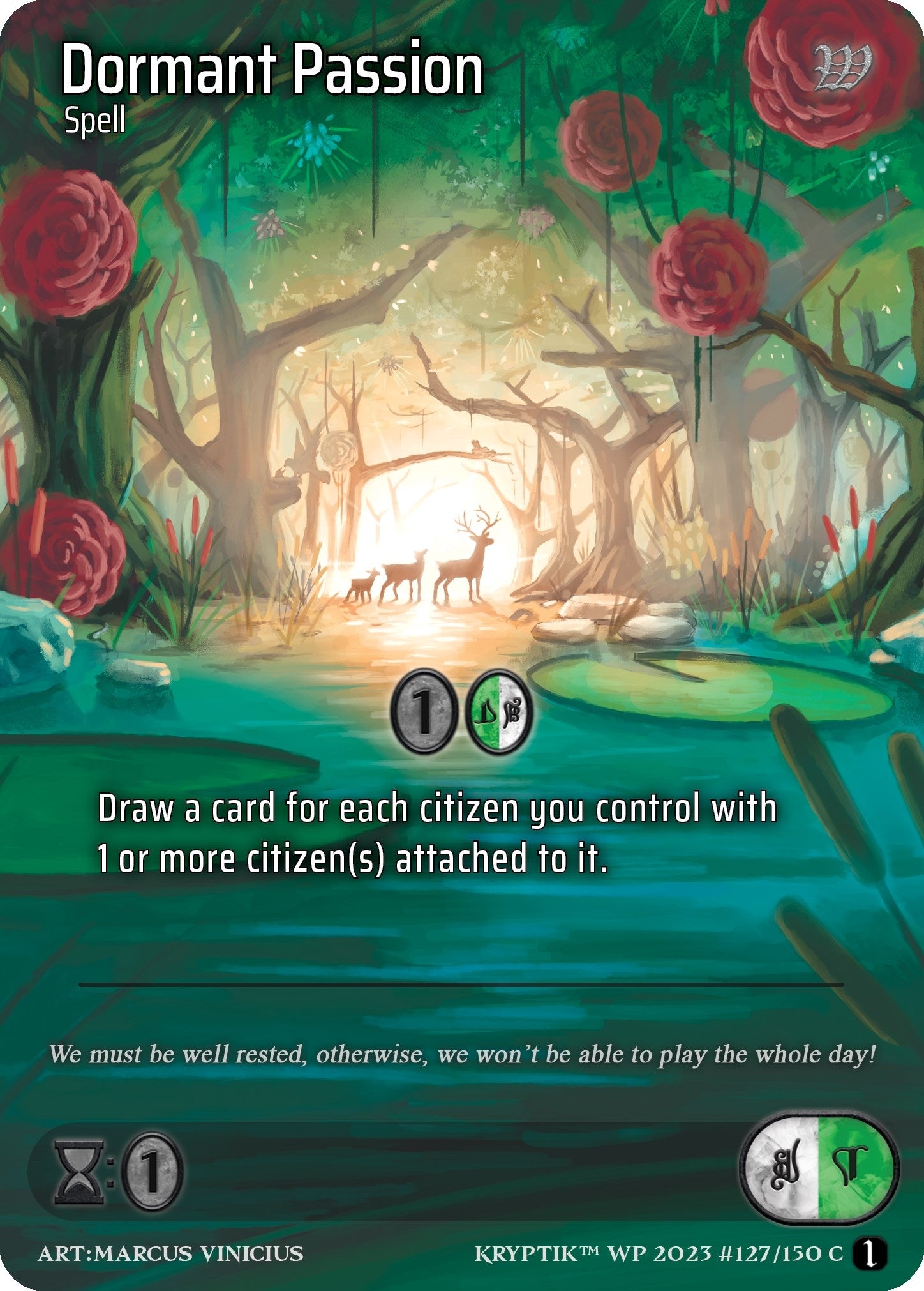 Dormant Passion (Cosmo Foil) (127) - Kryptik TCG Single