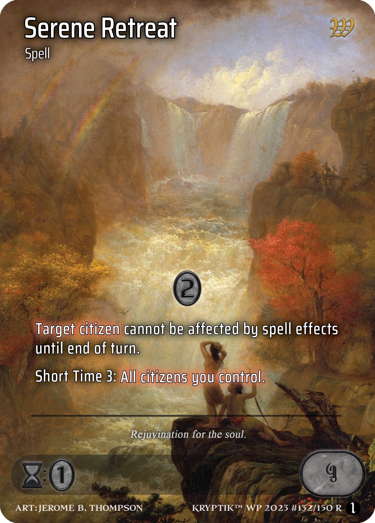 Serene Retreat (Cosmo Foil) (132) - Kryptik TCG Single