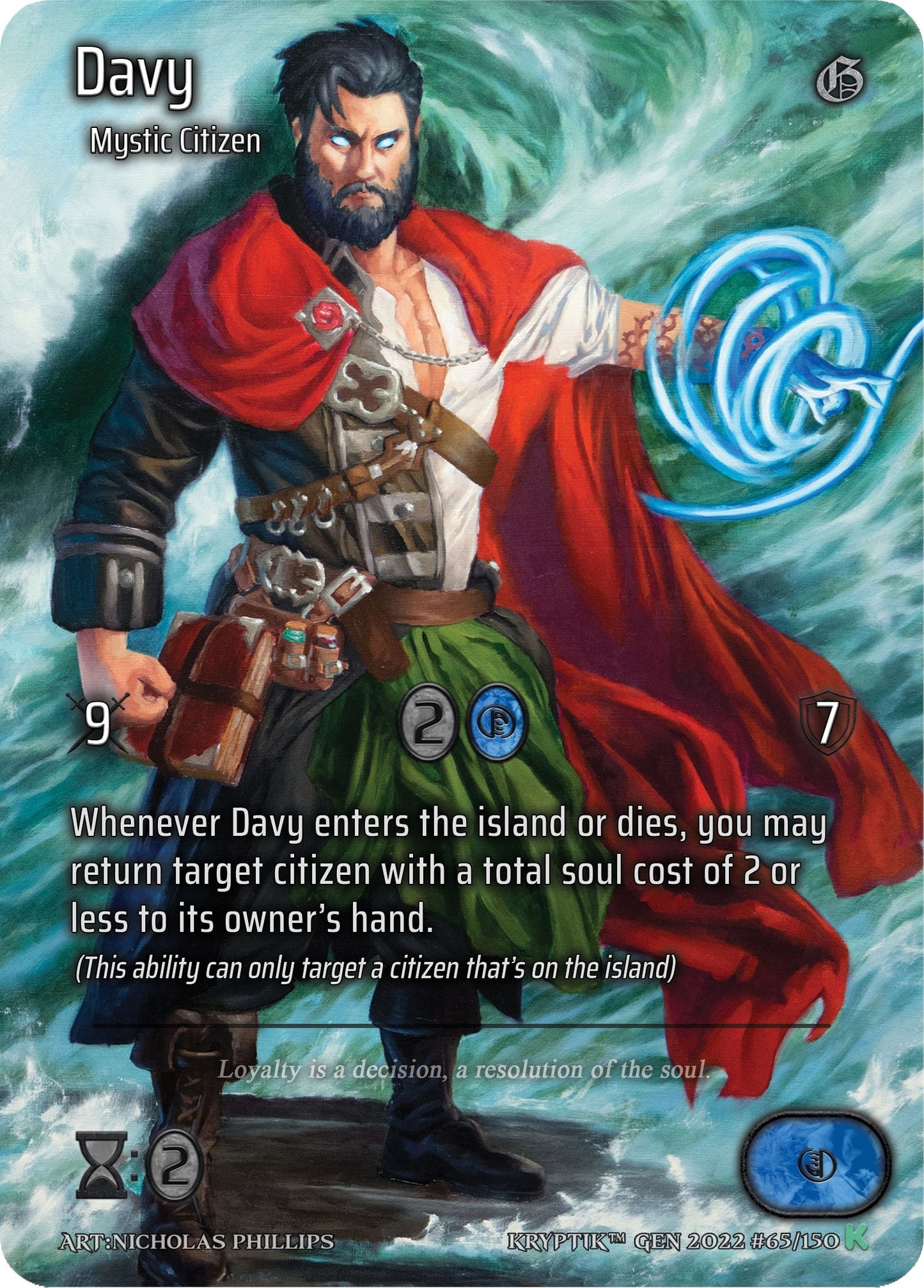 Davy (Full Art) (65) [KPT] - Kryptik TCG Single