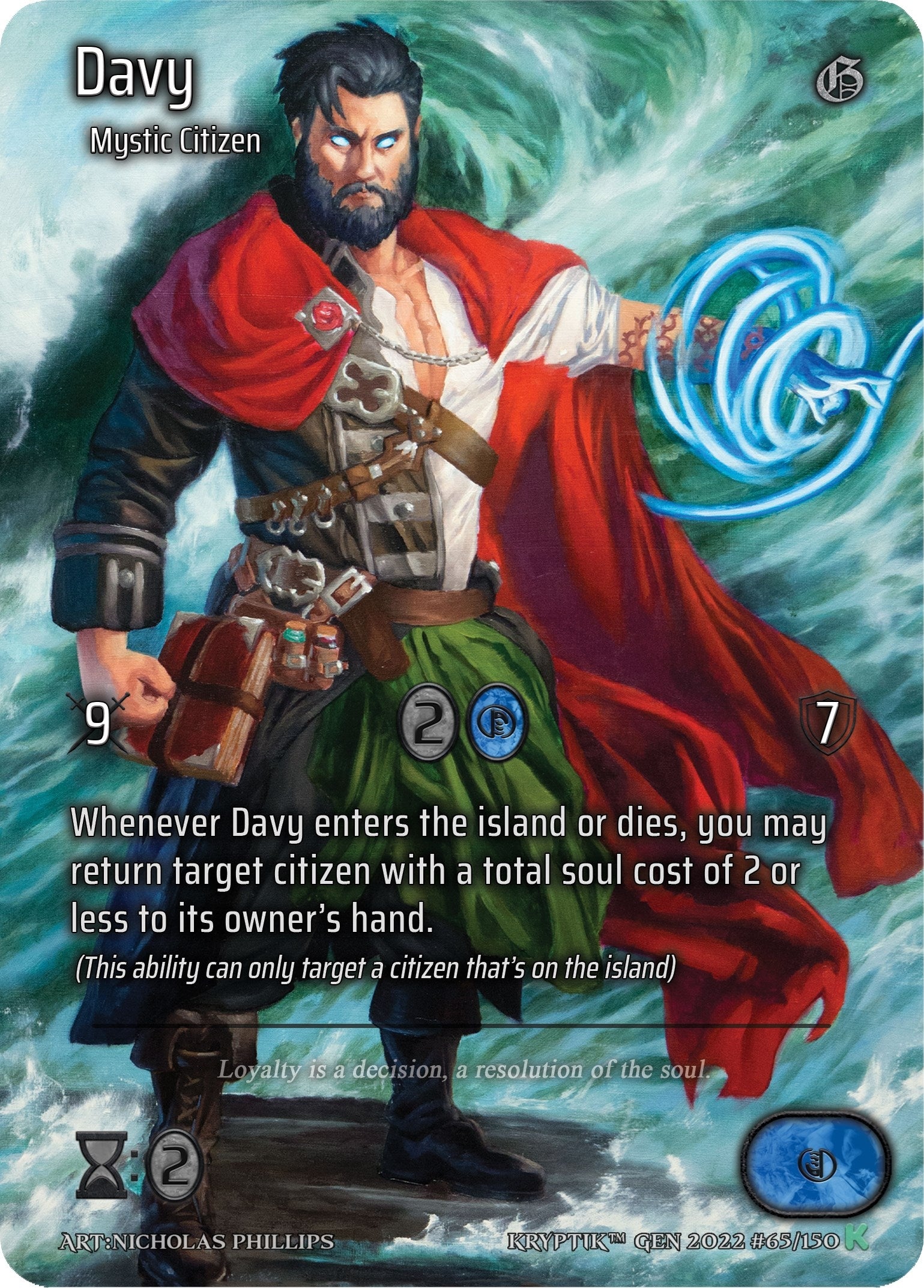 Davy (Full Art) (65) [KPT] - Kryptik TCG Single