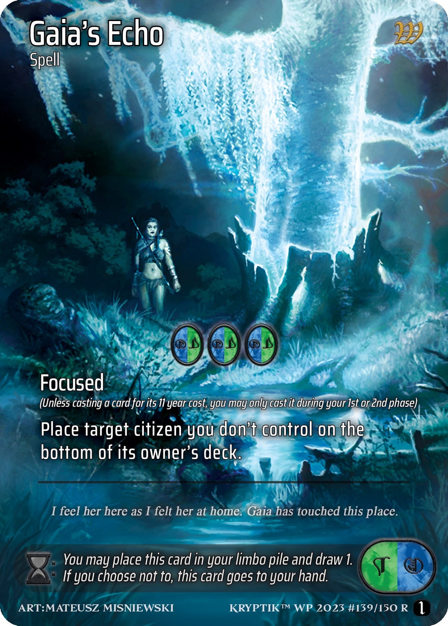 Gaia’s Echo (Cosmo Foil) (139) - Kryptik TCG Single