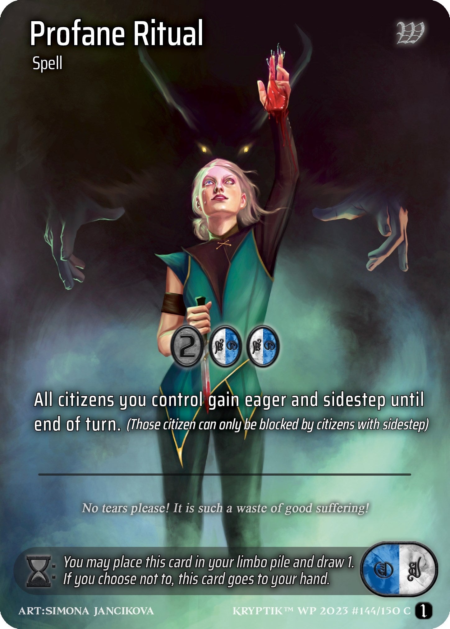 Profane Ritual (Cosmo Foil) (144) - Kryptik TCG Single