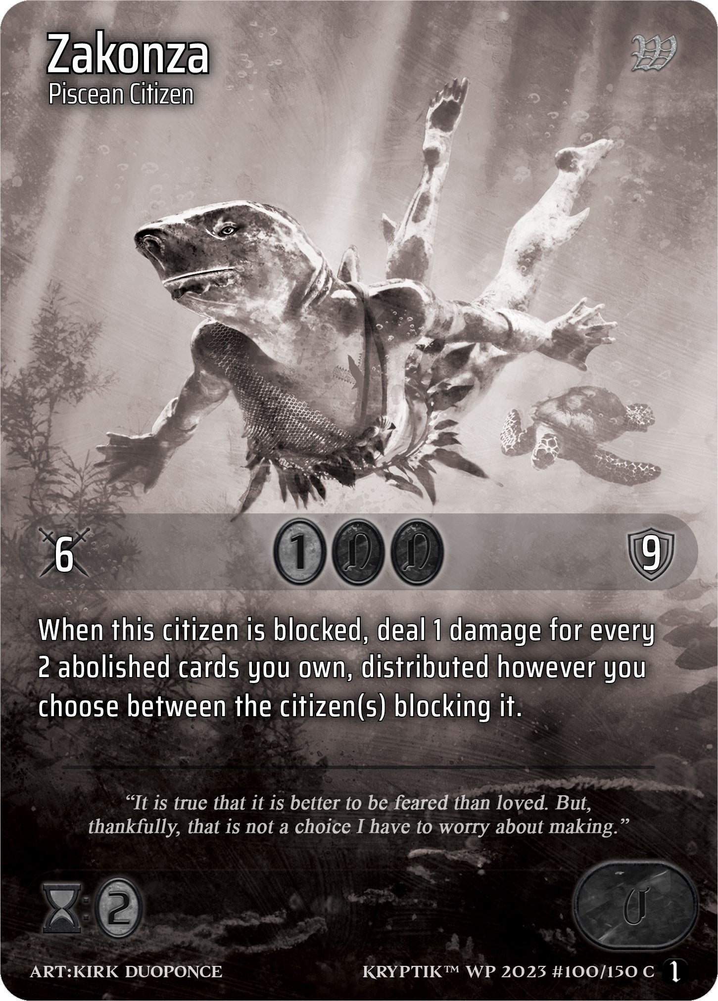 Zakonza (Cosmo Foil) (100) [KPTGC] - Kryptik TCG Single
