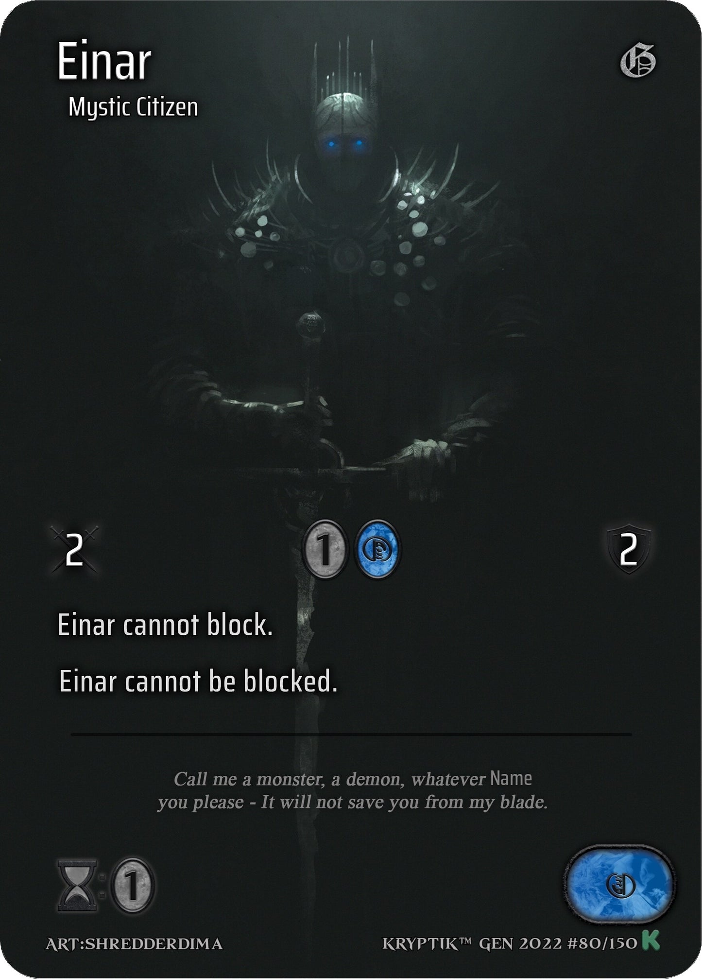 Einar (Full Art) (80) [KPT] - Kryptik TCG Single