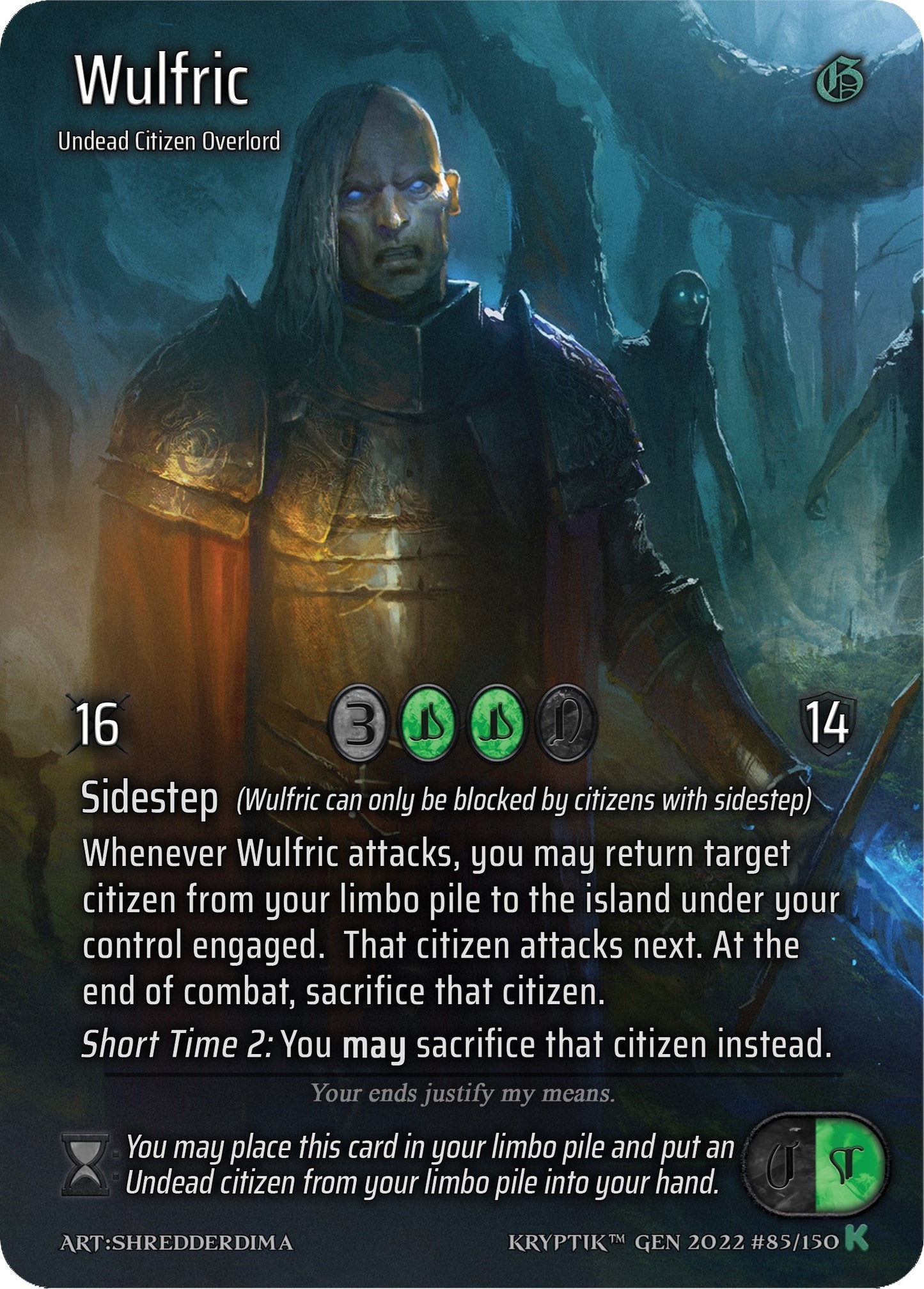 Wulfric (Full Art) (85) [KPT] - Kryptik TCG Single