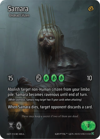 Samara (Full Art) (87) [KPT] - Kryptik TCG Single