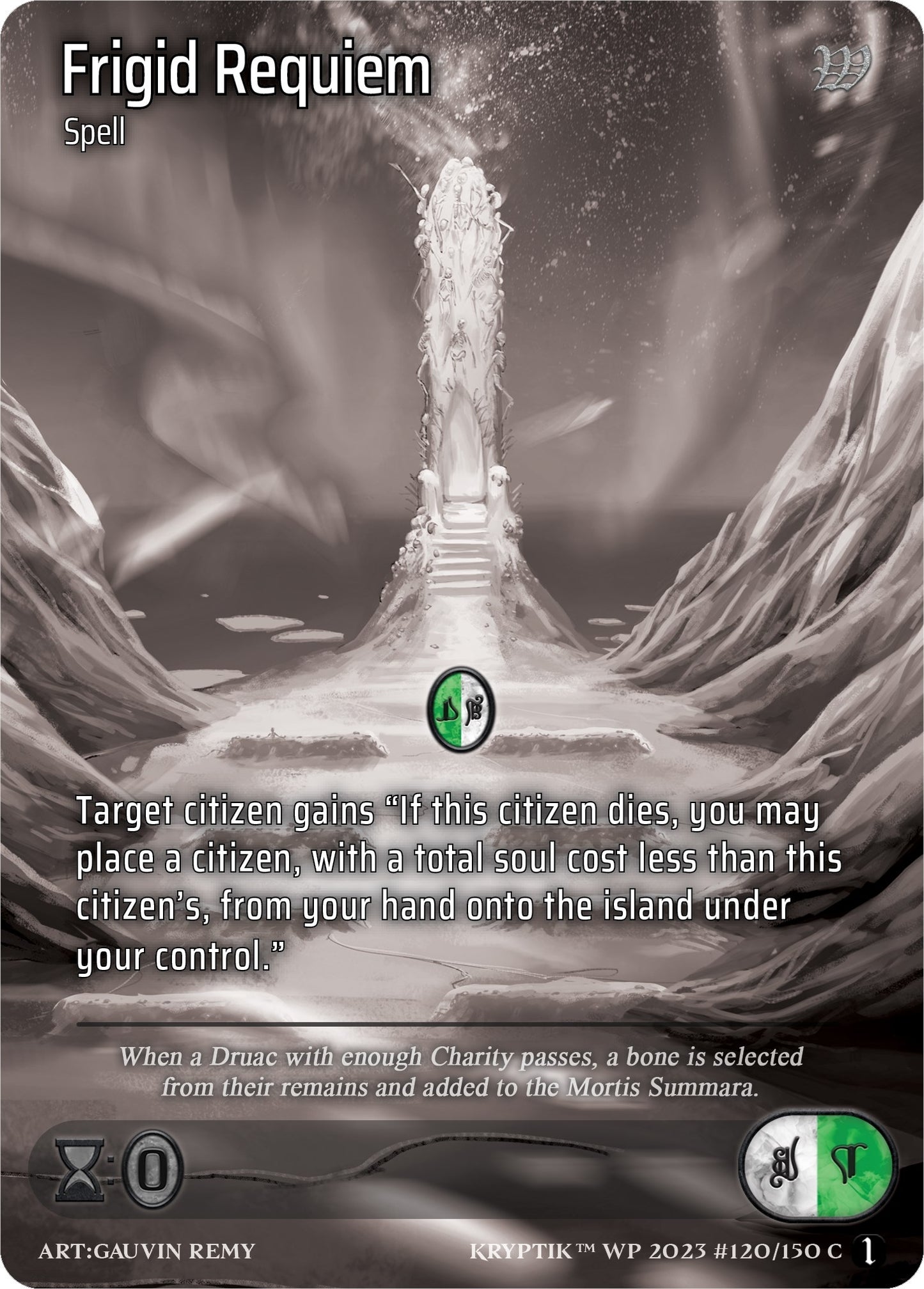 Frigid Requiem (Cosmo Foil) (120) [KPTGC] - Kryptik TCG Single