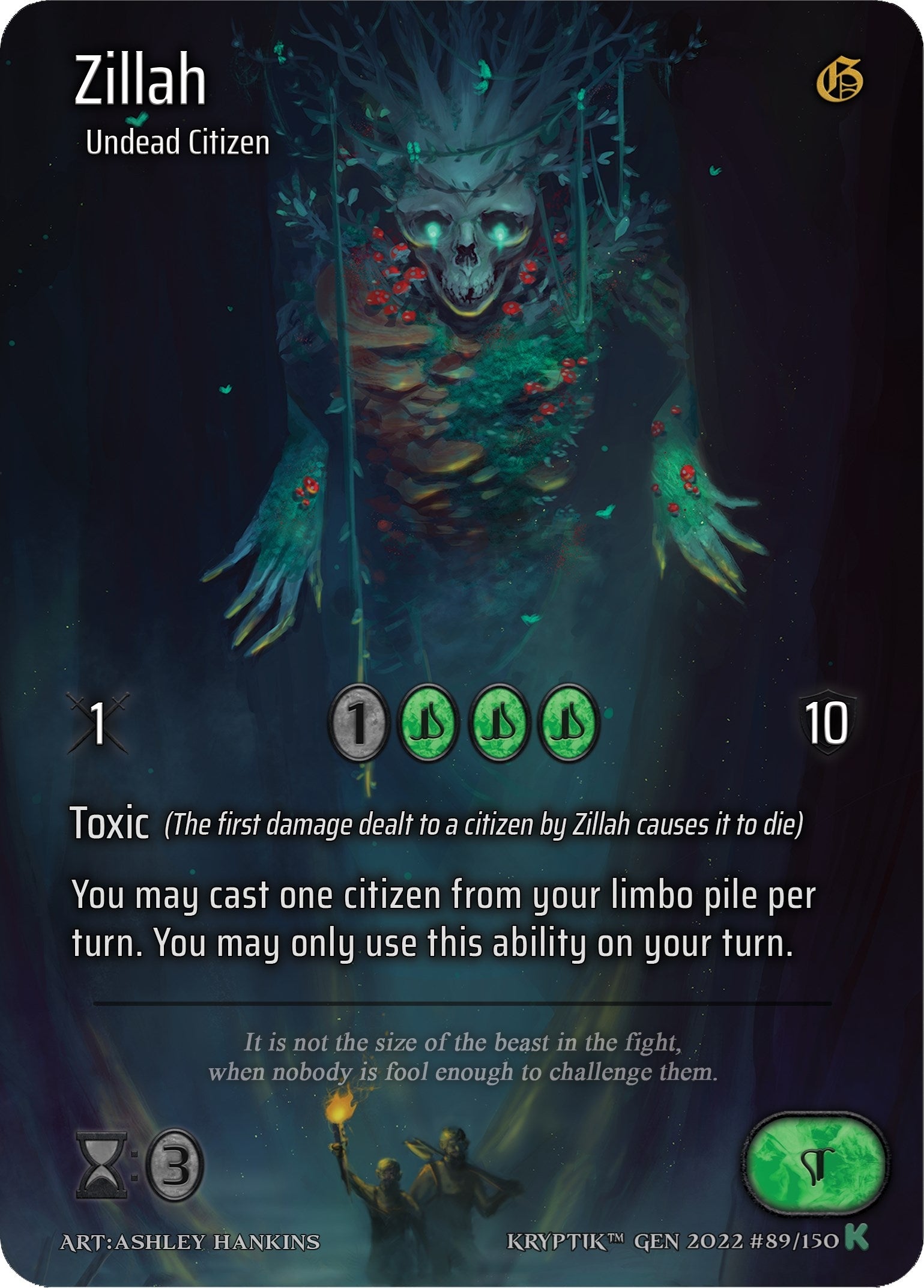 Zillah (Full Art) (89) [KPT] - Kryptik TCG Single