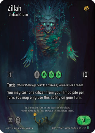 Zillah (Full Art) (89) [KPT] - Kryptik TCG Single