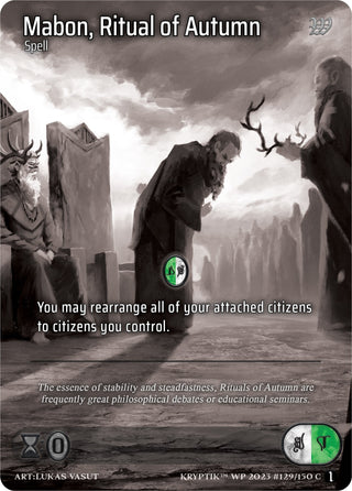 Mabon Ritual of Autumn (Cosmo Foil) (129) [KPTGC] - Kryptik TCG Single