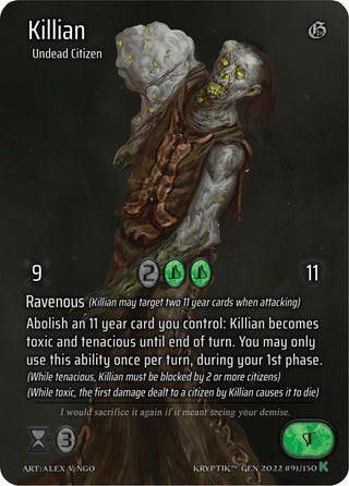 Killian (Full Art) (91) [KPT] - Kryptik TCG Single