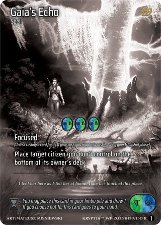 Gaia’s Echo (Cosmo Foil) (139) [KPTGC] - Kryptik TCG Single