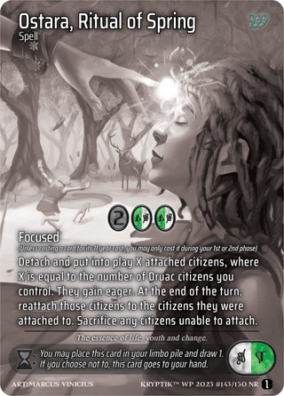 Ostara Ritual of Spring (Cosmo Foil) (143) [KPTGC] - Kryptik TCG Single