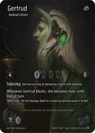Gertrud (Full Art) (93) [KPT] - Kryptik TCG Single