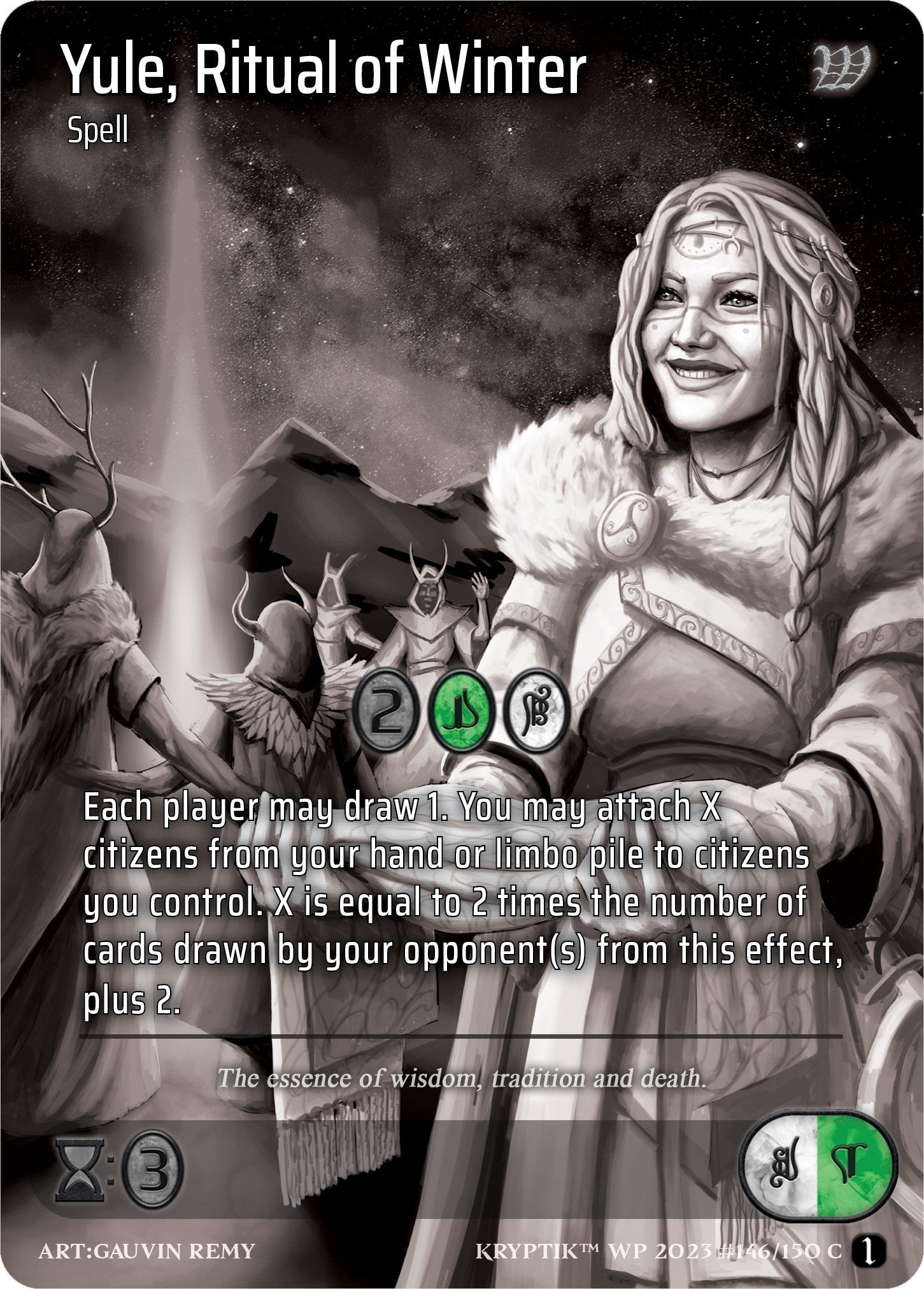 Yule Ritual of Winter (Cosmo Foil) (146) [KPTGC] - Kryptik TCG Single