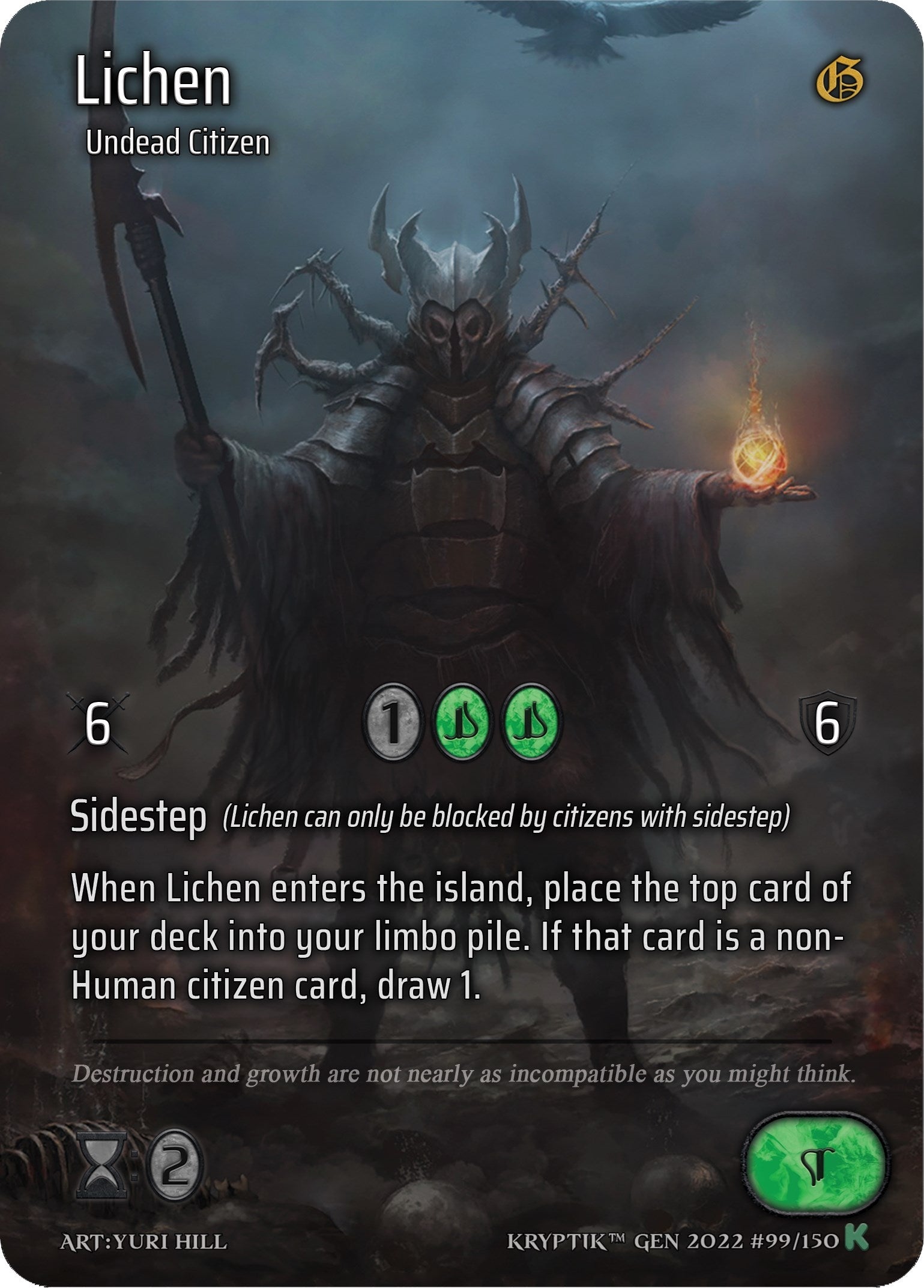 Lichen (Full Art) (99) [KPT] - Kryptik TCG Single