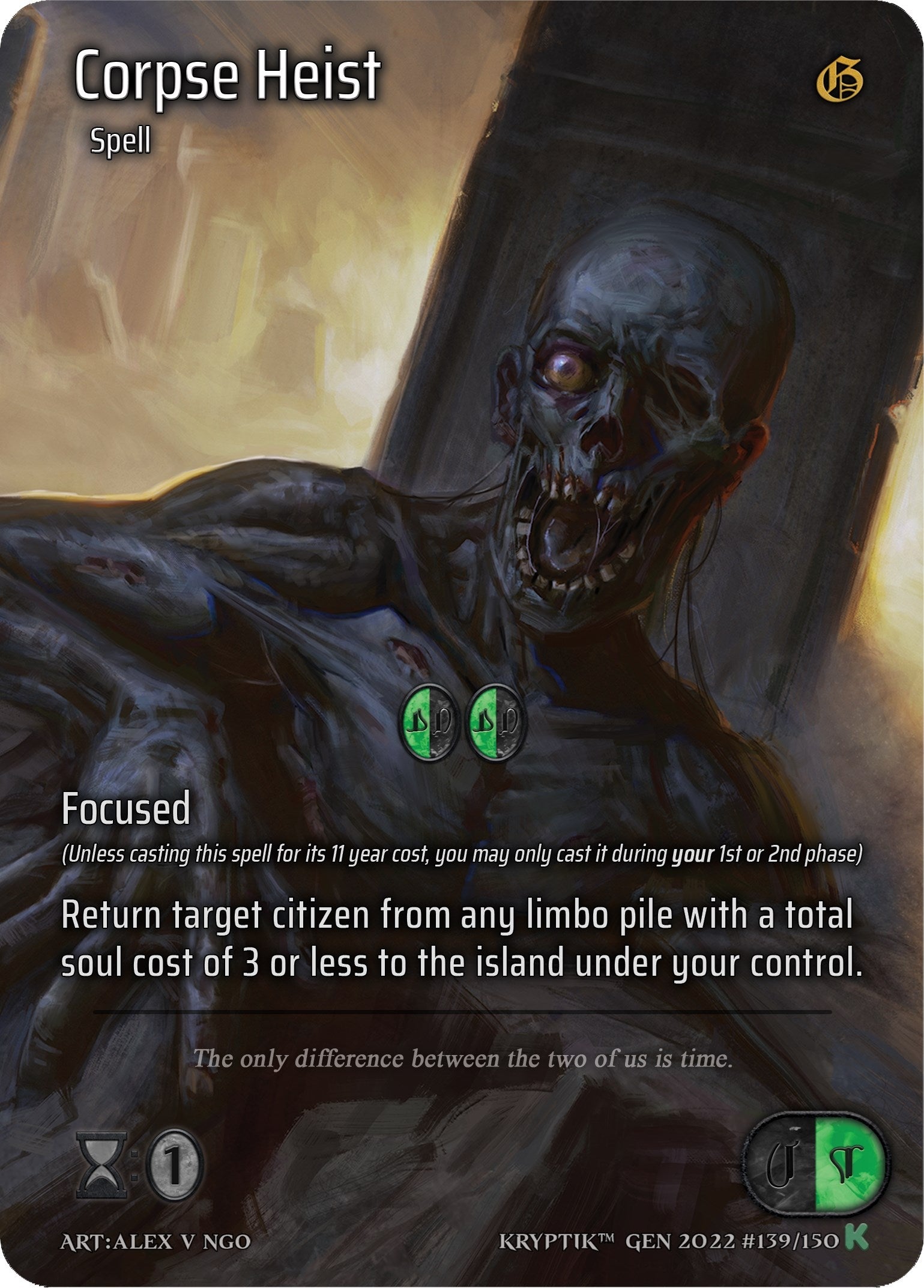 Corpse Heist (Full Art) (139) [KPT] - Kryptik TCG Single