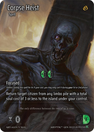 Corpse Heist (Full Art) (139) [KPT] - Kryptik TCG Single