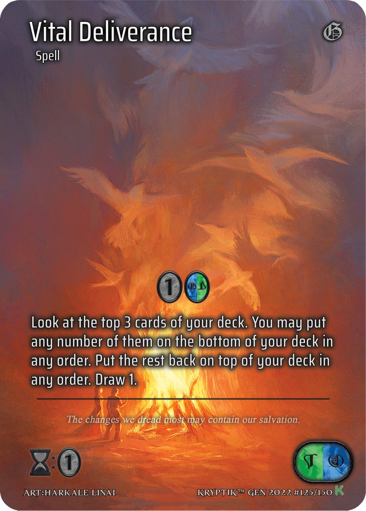 Vital Deliverance (Full Art) (125) [KPT] - Kryptik TCG Single