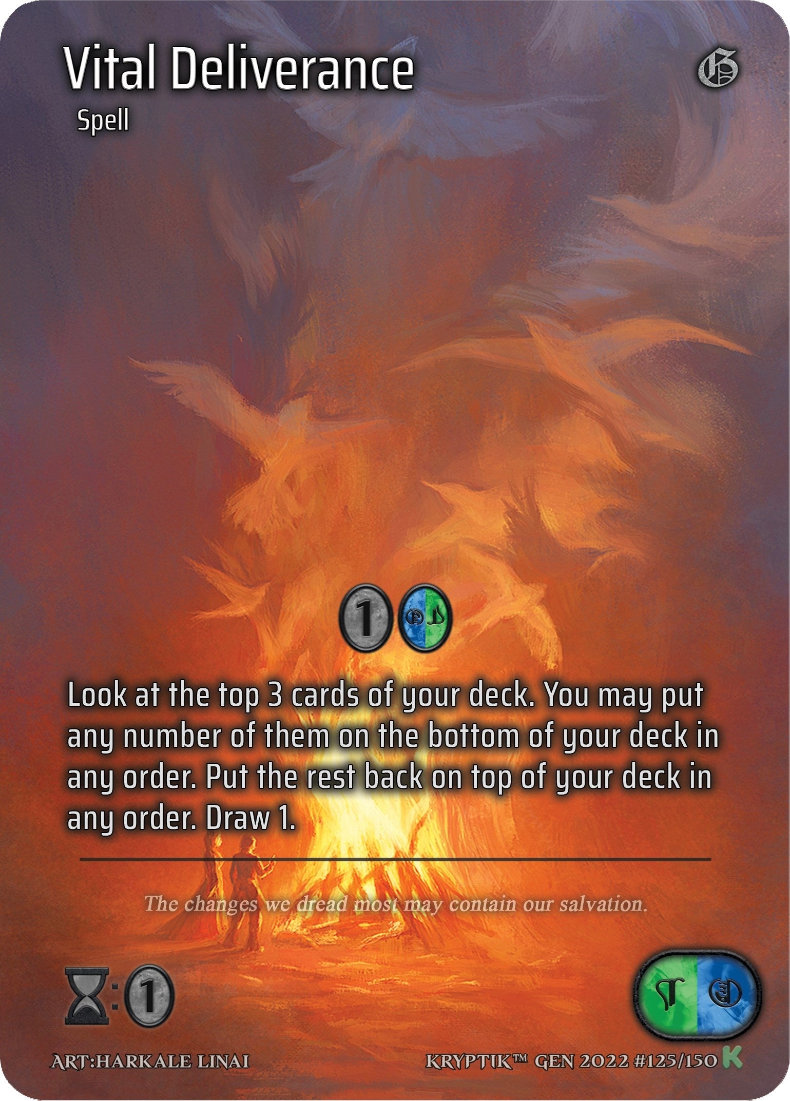 Vital Deliverance (Full Art) (125) [KPT] - Kryptik TCG Single
