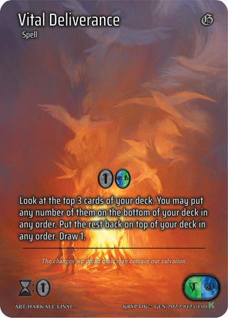 Vital Deliverance (Full Art) (125) [KPT] - Kryptik TCG Single