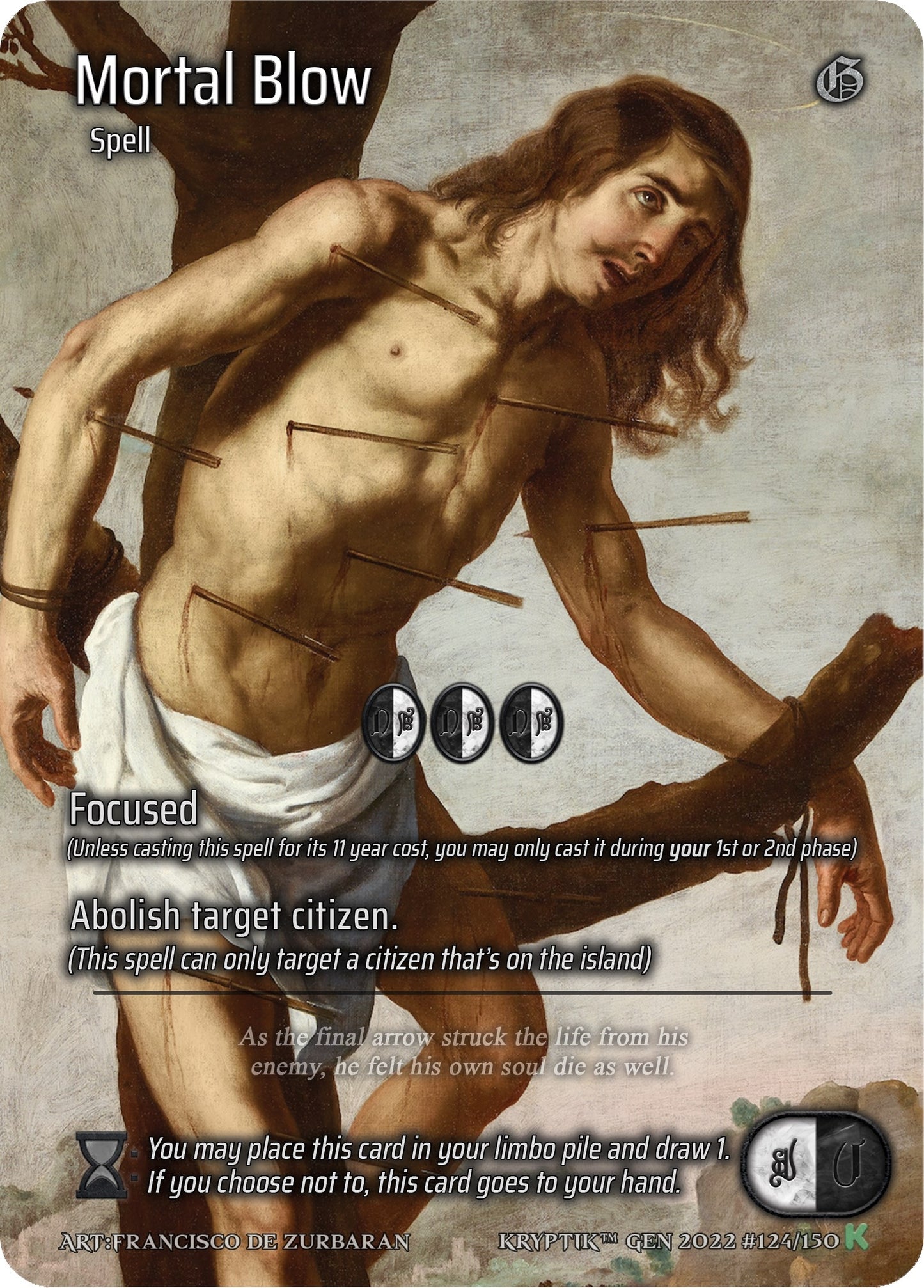 Mortal Blow (Full Art) (124) [KPT] - Kryptik TCG Single