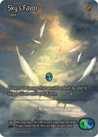Sky’s Favor (Full Art) (119) [KPT] - Kryptik TCG Single