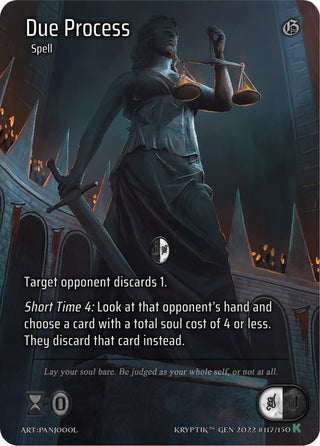 Due Process (Full Art) (117) [KPT] - Kryptik TCG Single