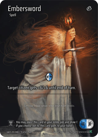 Embersword (Full Art) (115) [KPT] - Kryptik TCG Single