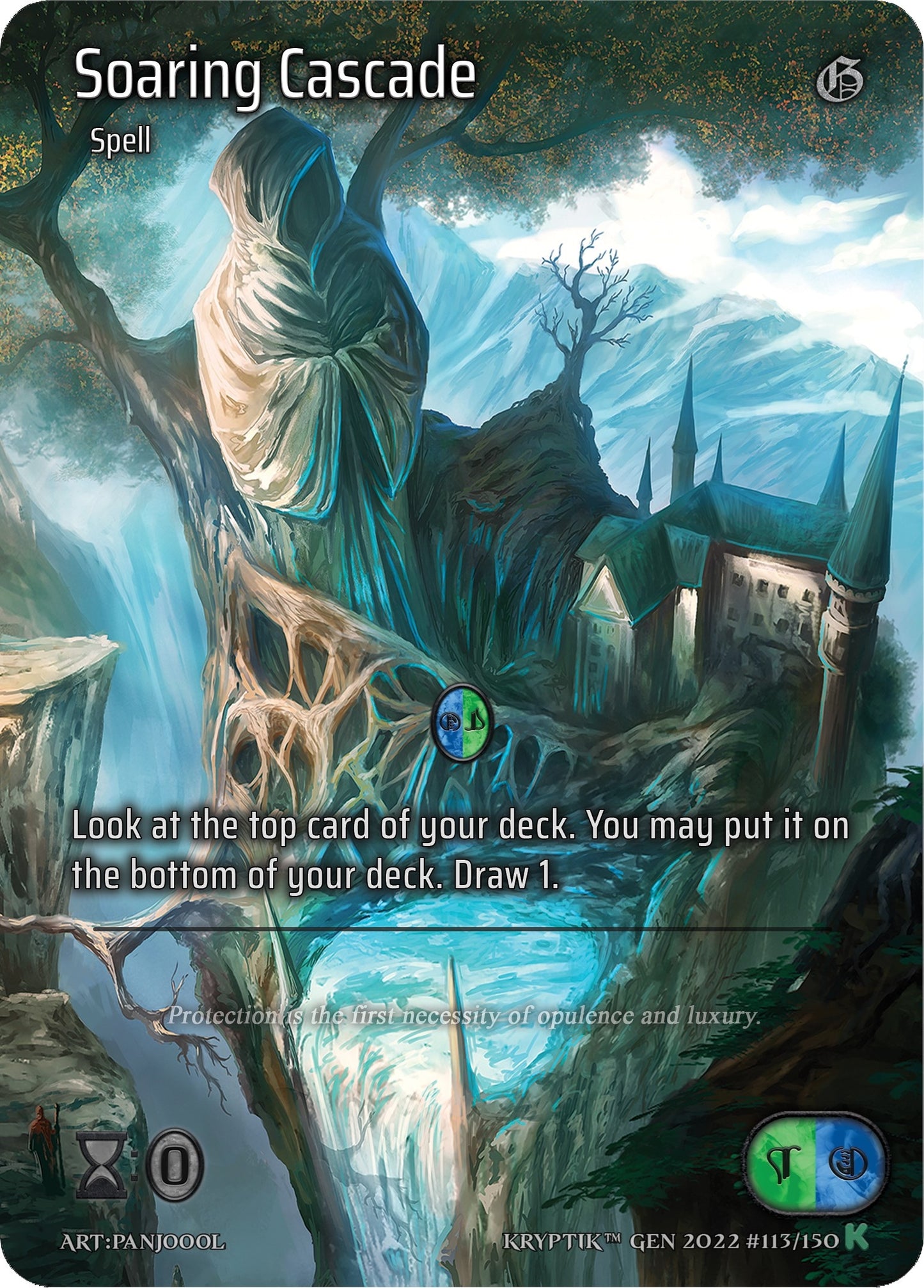 Soaring Cascade (Full Art) (113) [KPT] - Kryptik TCG Single