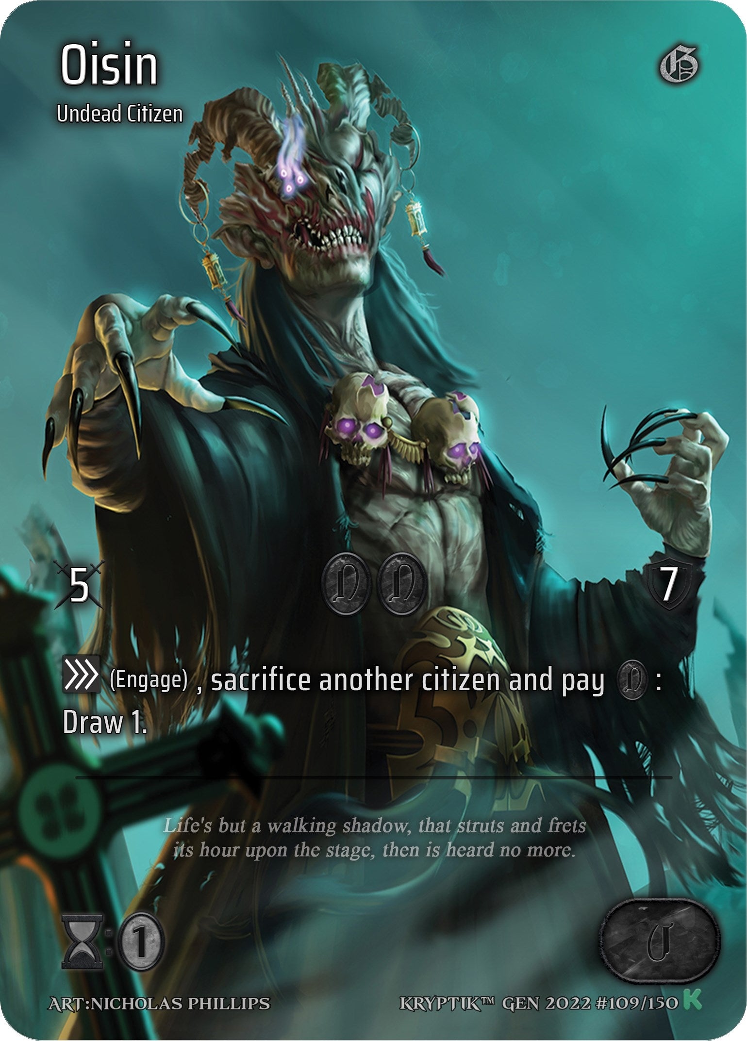 Oisin (Full Art) (109) [KPT] - Kryptik TCG Single