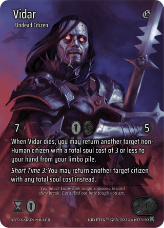 Vidar (Full Art) (107) [KPT] - Kryptik TCG Single