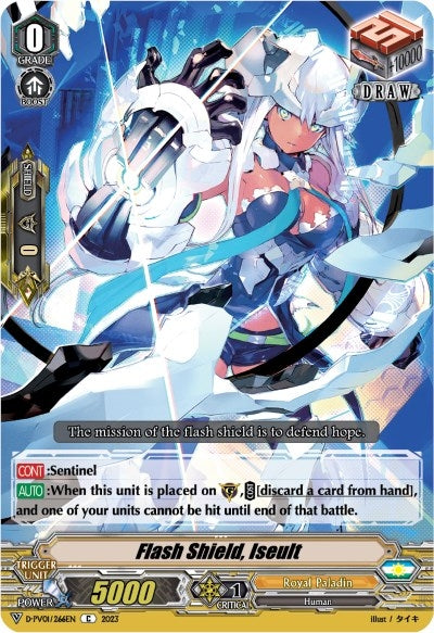 Flash Shield Iseult (1266) [D-PV01] - Cardfight Vanguard Single