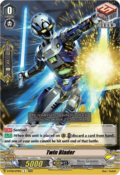 Twin Blader (1277) [D-PV01] - Cardfight Vanguard Single