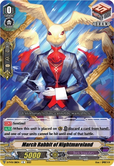 March Rabbit of Nightmareland (1281) [D-PV01] - Cardfight Vanguard Single