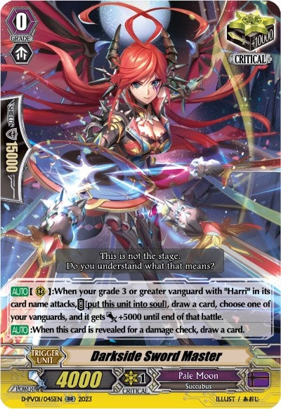 Darkside Sword Master (1045) [D-PV01] - Cardfight Vanguard Single