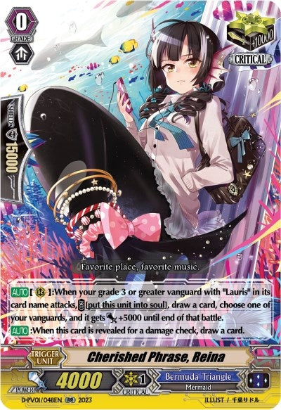 Cherished Phrase Reina (1048) [D-PV01] - Cardfight Vanguard Single