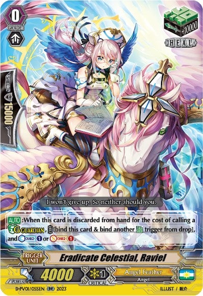 Eradicate Celestial Raviel (1055) [D-PV01] - Cardfight Vanguard Single