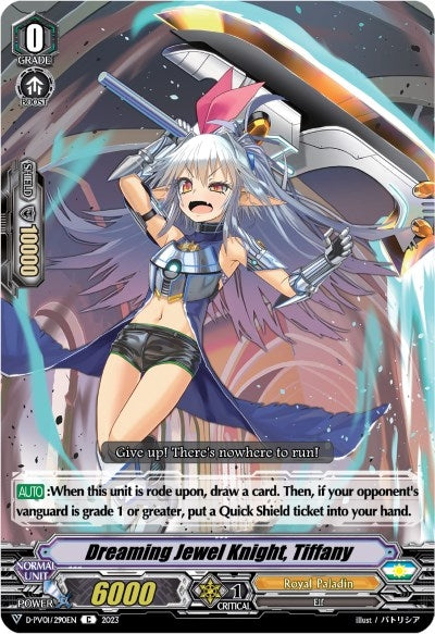 Dreaming Jewel Knight Tiffany (1290) [D-PV01] - Cardfight Vanguard Single