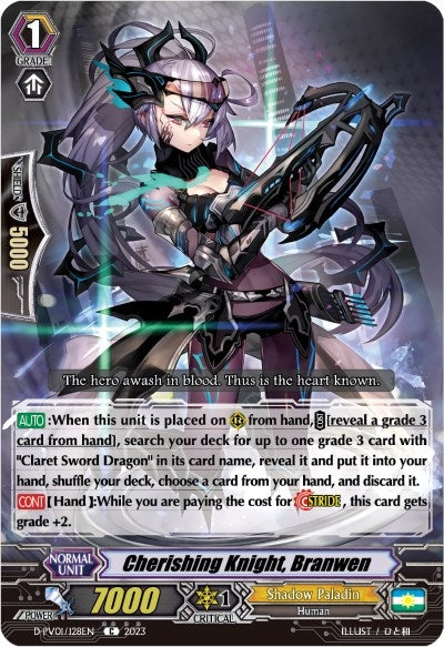 Cherishing Knight Branwen (1128) [D-PV01] - Cardfight Vanguard Single