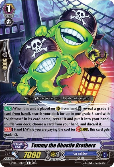 Tommy the Ghostie Brothers (1143) [D-PV01] - Cardfight Vanguard Single