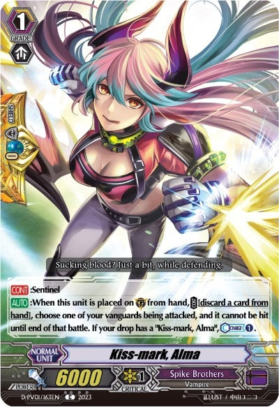 Kiss-mark Alma (1163) [D-PV01] - Cardfight Vanguard Single