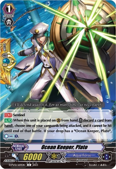 Ocean Keeper Plato (1169) [D-PV01] - Cardfight Vanguard Single