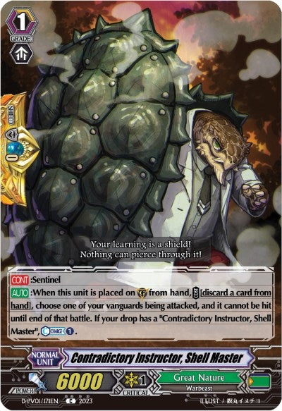 Contradictory Instructor Shell Master (1171) [D-PV01] - Cardfight Vanguard Single